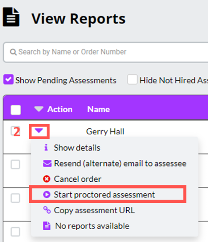 CALIPER Proctoring an Assessment Talogy Support